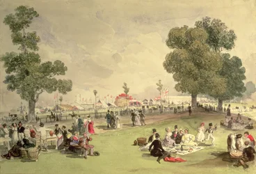 Hyde Park, Ansicht der Krönungsmesse, 28. Juni 1838